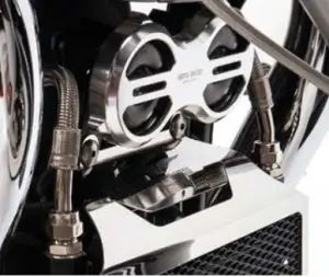 Couvercle de klaxon original, aluminium, titane pour Moto Guzzi Eldorado/ California Meilleur Prix