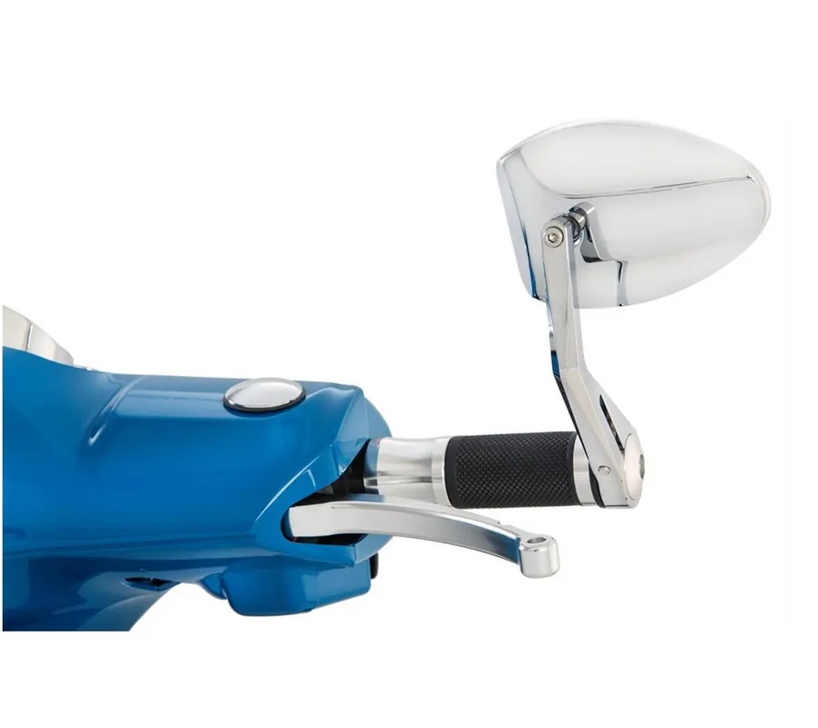 Rétroviseur final de guidon FERRARA 2 pour Vespa, gauche ou droite, chromé Petit Prix