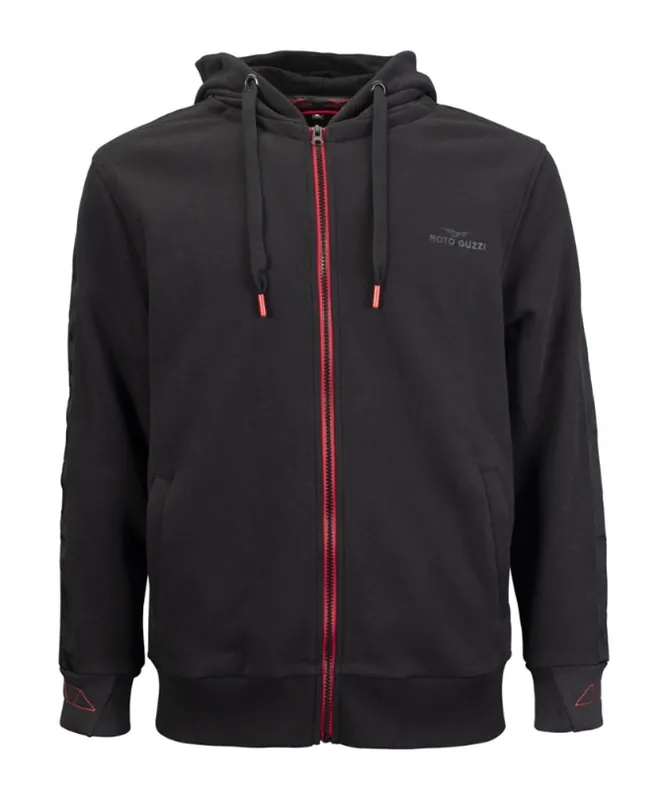 Super Prix Moto Guzzi Sweat Shirt veste V85 TT coton noir S