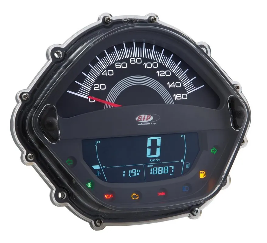 Affaire À Saisir Compte-tours/tachymètre pour Vespa GTS/GTS Super 125-300ccm (&rsquo;14-&rsquo;16), noir