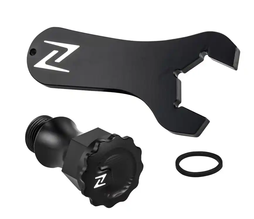 Bouchon de remplissage d&rsquo;huile pour Vespa GTS/GTS Super/GTV 300ccm HPE, noir brillant Offre Limitée
