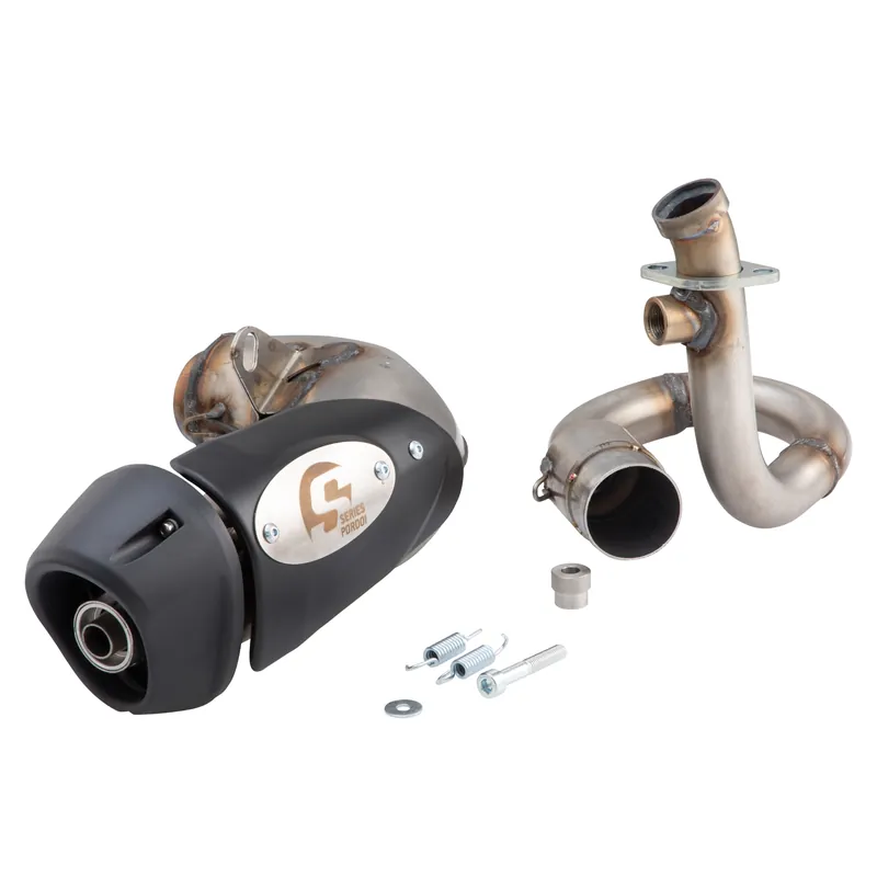 Achat Immédiat Échappement racing pour Vespa GTS/GTS Super/GTV/GT 60 125-300ccm i.e., 4T, LC, inox