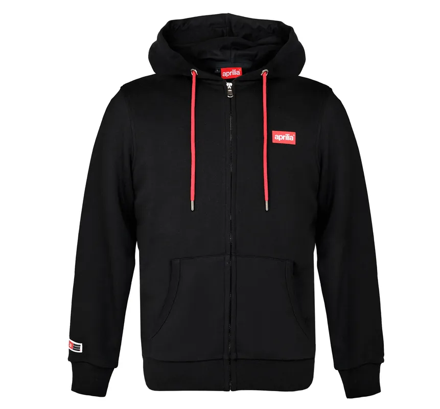 Achat Immédiat Sweat-shirt unisexe Aprilia noir S