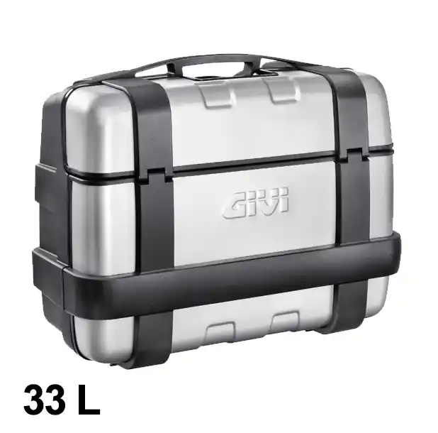 Pas Cher Trekker 33 litres MONOKEY valise avec housse en aluminium argenté Givi