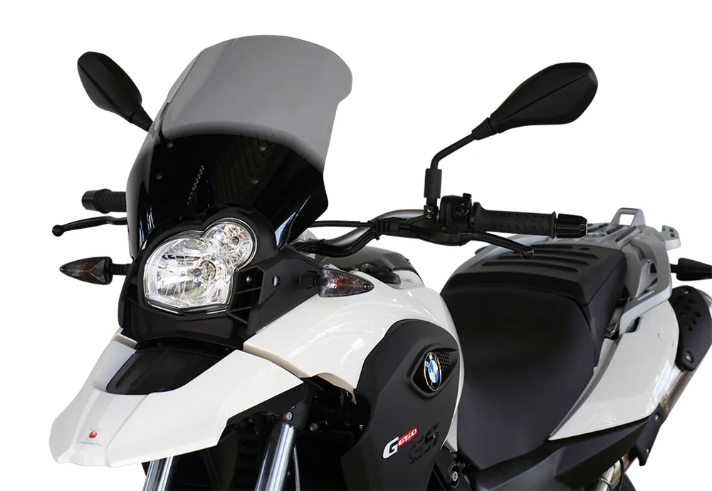 Vitre de tourisme MRA « T » pour BMW G 650 GS (année 11-) Gris fumée Promotion Saisonnière