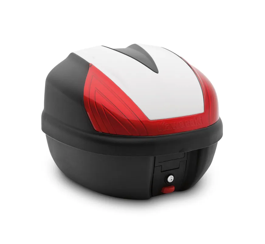 Promotion Saisonnière Cache pour top case 30L 15T Pearl Blizzard White (54X) Ninja650 2017 Original Kawasaki