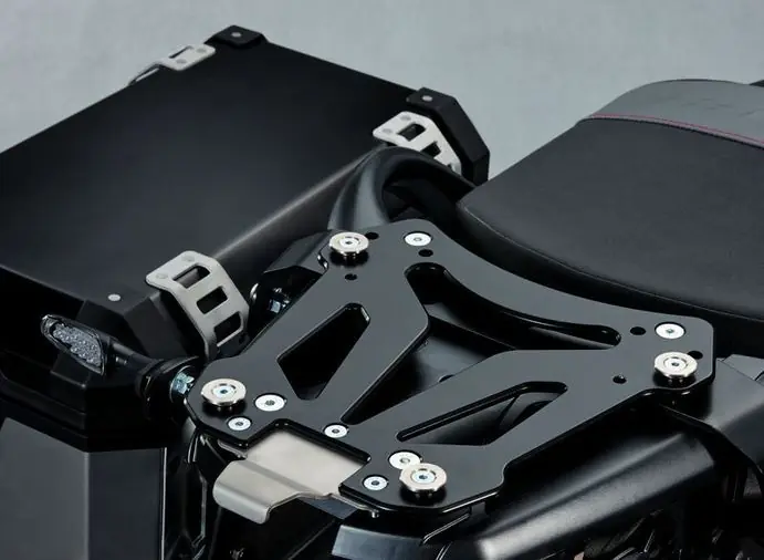 Vente Flash Support Top-Case (noir) pour Suzuki V-Strom 650 BJ. 2012-2016