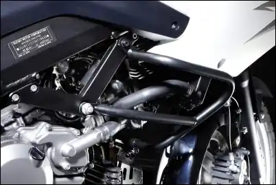 Offre Spéciale Arceau de protection moteur, noir mat pour Suzuki V-Strom 650 BJ. 2009-2011