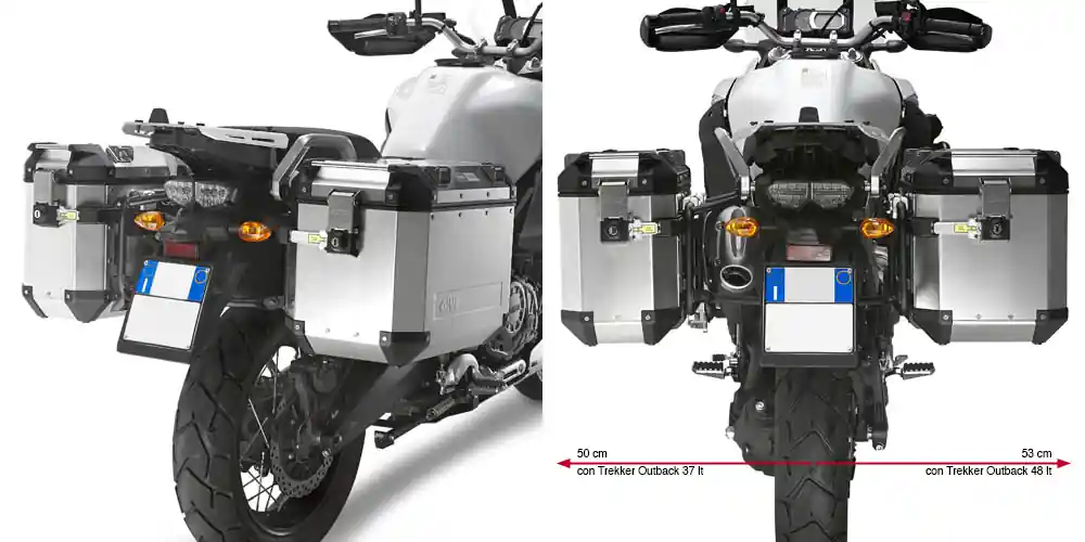 Support de valises latérales pour Yamaha XT1200Z Super Tenere (année 10-18) / XT1200ZE Super Tenere (année 14-18) Or Achat Immédiat