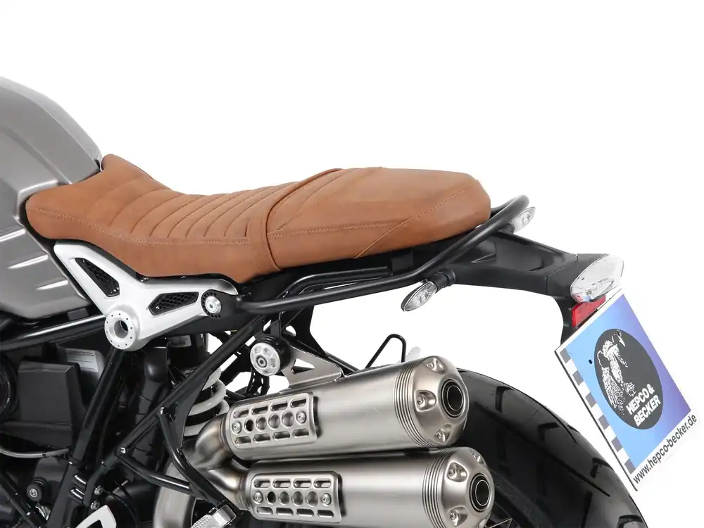 Acheter En Ligne Poignée de maintien du passager / rail noir pour BMW R nineT Urban G/S (17-23) Hepco & Becker
