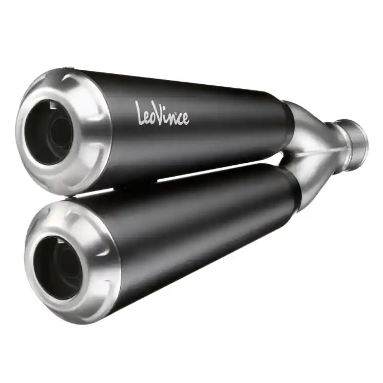 Système d'échappement LeoVince GP Duals, en acier inoxydable pour BMW R NINE T (année 14-16) Satisfait Ou Remboursé