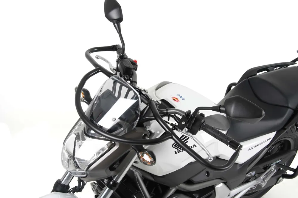 Satisfait Ou Remboursé Pare-buffle noir pour Honda NC 700 S (12-13) /750 S/DCT (14-20) Hepco & Becker