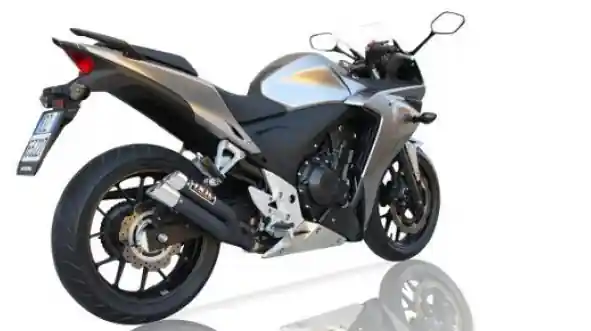 Dernier Modèle Embout IXIL HYPERLOW BLACK XL en acier inoxydable pour CBR 500 R / CB 500 F (année 13-15) / CB 500 X (année 13-16)