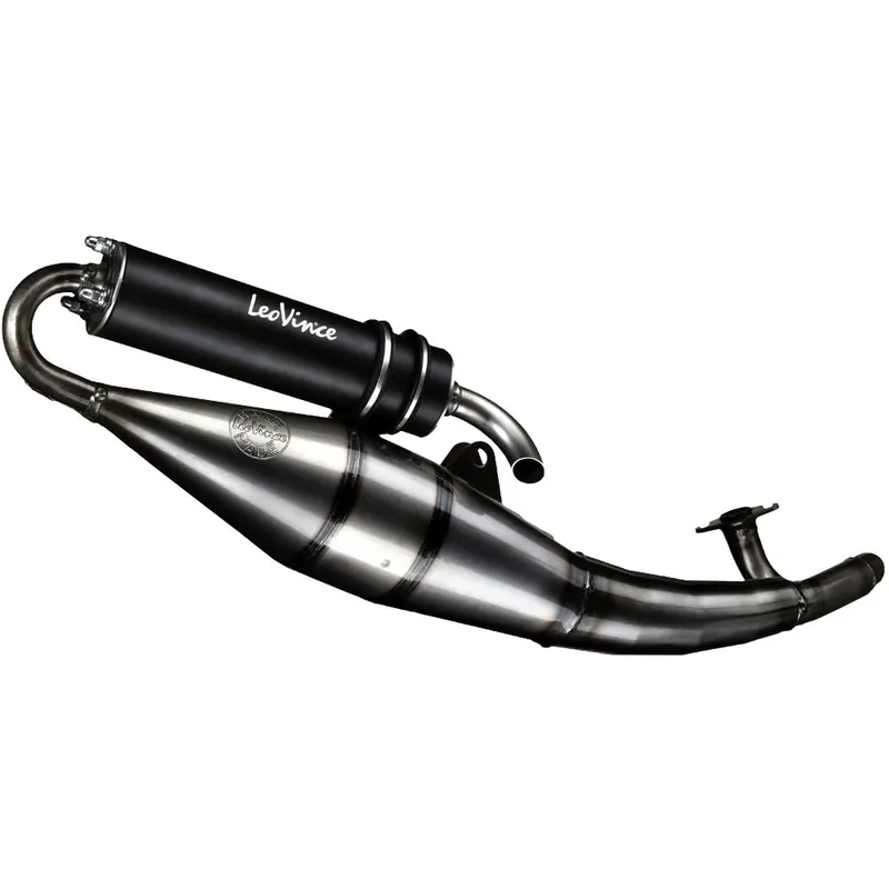 Jusqu&rsquo;à Épuisement Des Stocks LeoVince Système d&rsquo;échappement Hand Made TT, Black Edition, acier, Full System pour NRG (année 94-96)