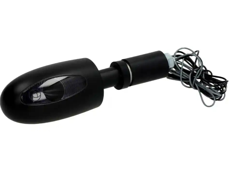 Clignotant Kellermann, BL 1000 Dark, acier, LED, VR/VL, 12 V, noir satiné, homologué E Offre Spéciale
