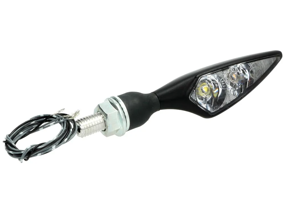 Achetez Aujourd&rsquo;hui Clignotant Kellermann, Rhombus PL, acier, LED, avant gauche, 12 V, noir satiné, homologué E