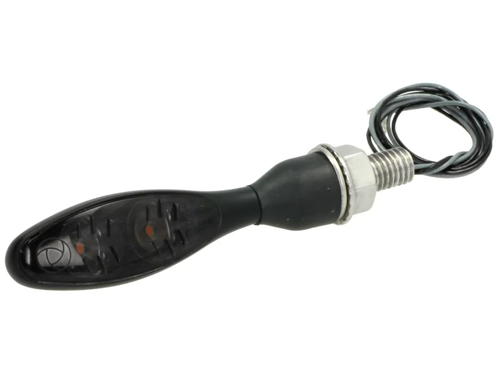 Solde Clignotants Kellermann, Micro 1000 LED Dark, acier, LED, V/H, G/D, 12 V, noir satiné, M8x20