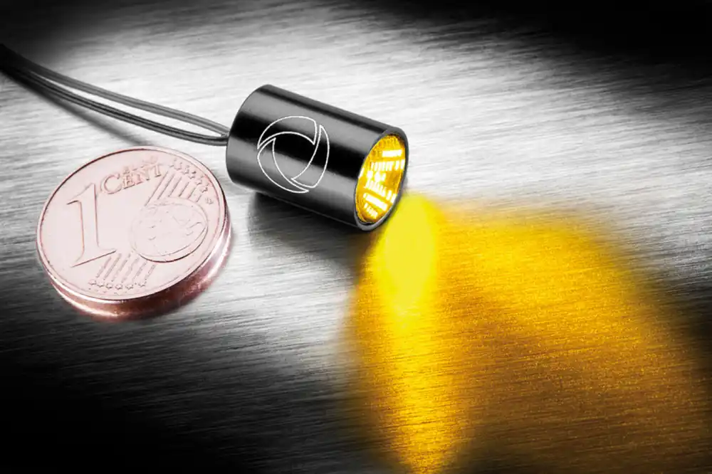 Clignotants Kellermann, Atto Integral, aluminium, LED, V/H, L/R 12 V, noir brillant Expédition Rapide