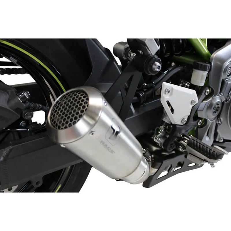 Petit Prix Silencieux IXRACE MK2 Kawasaki Ninja Z 900, acier inoxydable, homologué E, Euro4 Noir