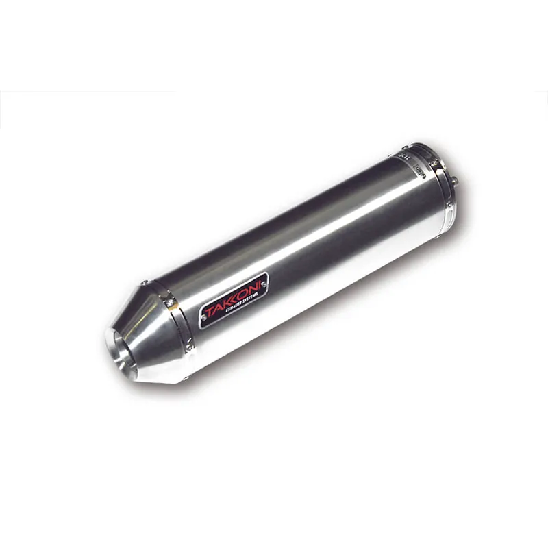 Offre Exclusive Silencieux Takkoni Suzuki GSF 600 Bandit, acier inoxydable, homologué E Noir
