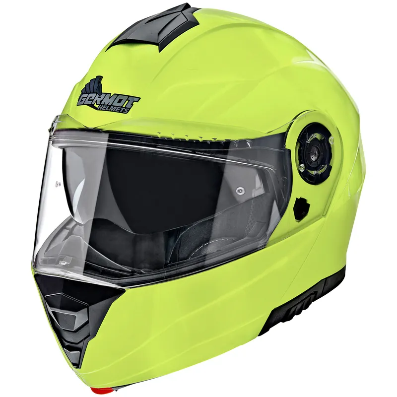 Certifié Germot casque GM 960, jaune fluo XS