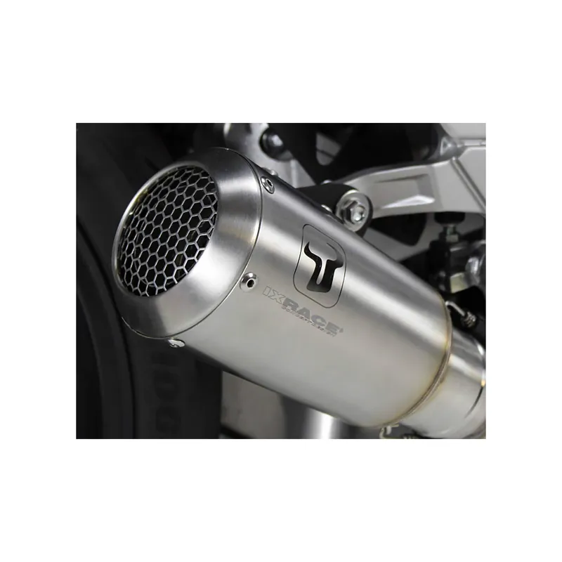 Système d&rsquo;échappement complet IXRACE MK2 (avec collecteur) Honda CB 650 R /CBR 650 R, acier inoxydable, homologué E, Euro5 Noir Prix Promo