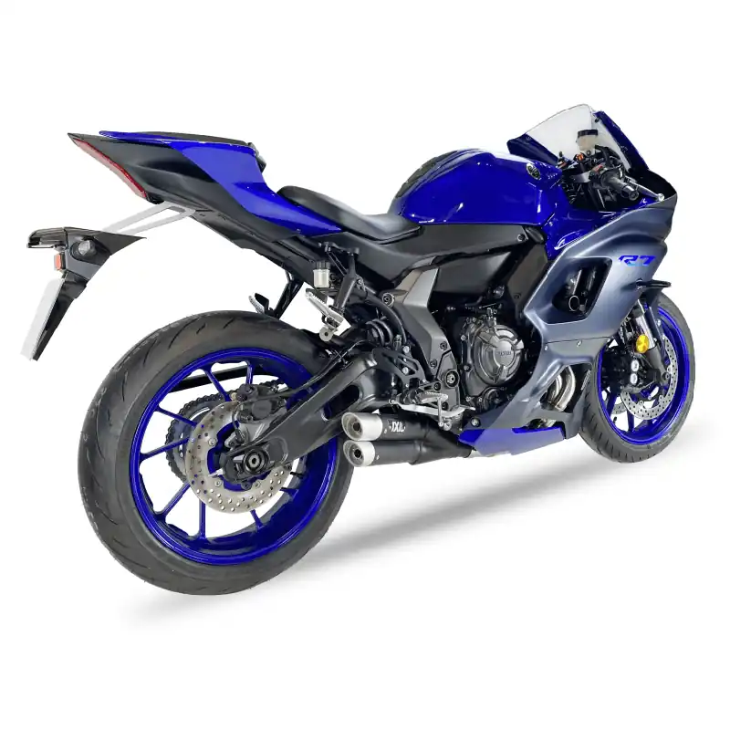 IXIL HYPERLOW XL pour Yamaha YZF-R7, acier inoxydable noir, homologué E, Euro5 Offre Limitée