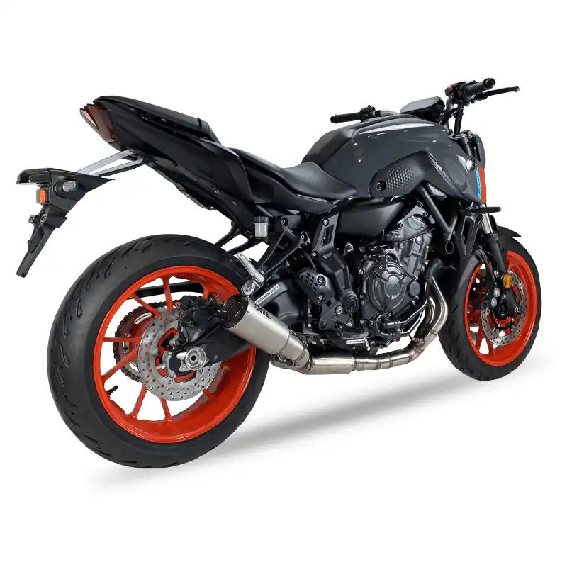 Système complet IXIL RB avec catalyseur pour Yamaha Tracer 700, acier inoxydable, homologué E, Euro3+4 Noir Populaire