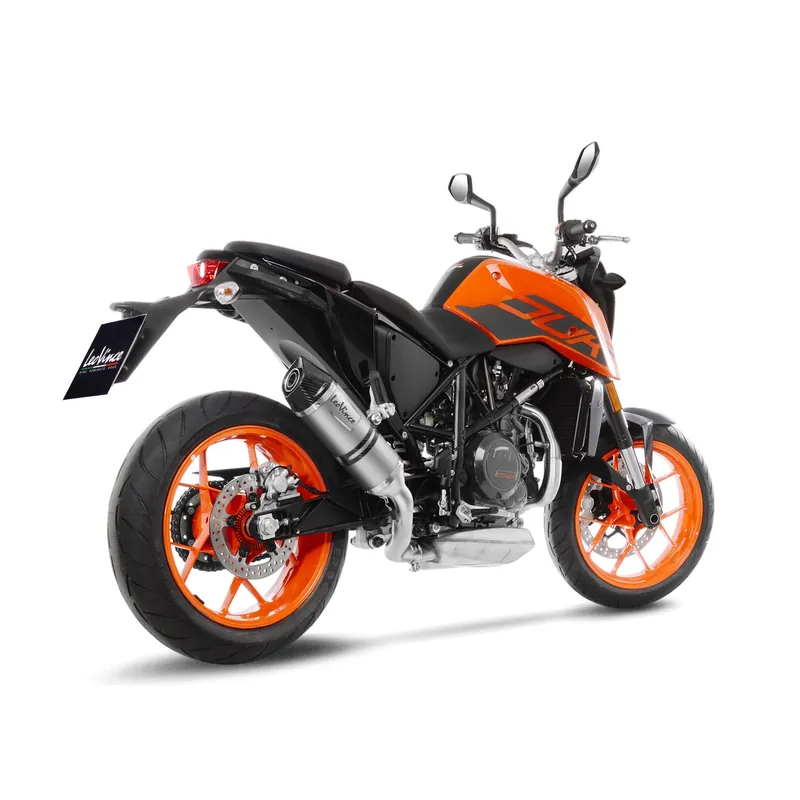 Produit De Marque Système d?èchappement LeoVince LV One Evo pour KTM 690 Duke /R, argenté, slip on, E-approbation