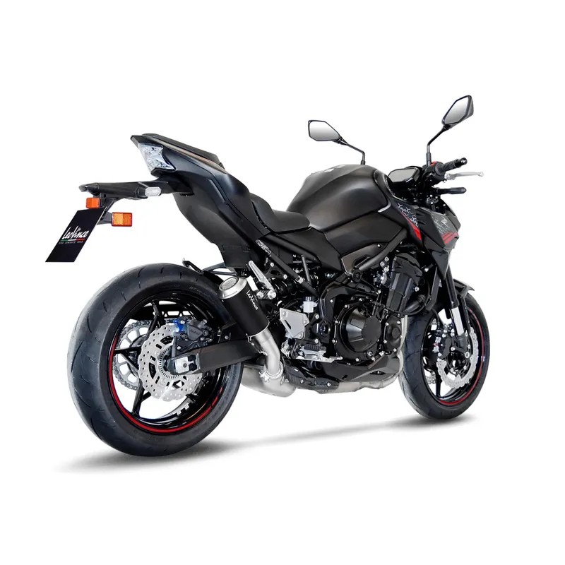 Prix Cassé Système d?èchappement LeoVince LV 10 pour Kawasaki Z 900, acier inoxydable noir, slip on, Euro4+5, E-approbation