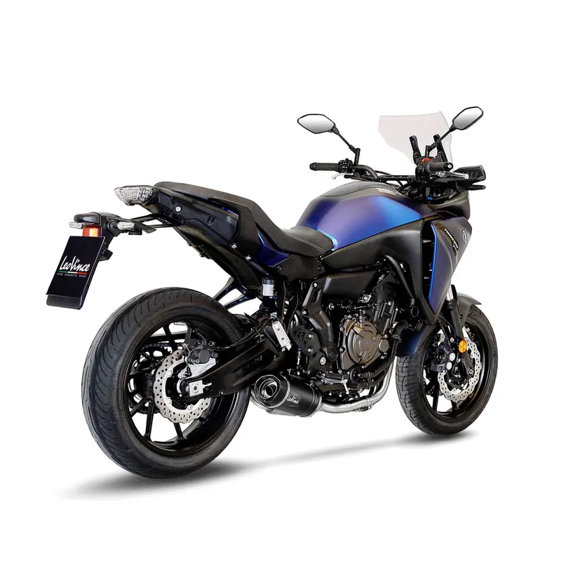 Achetez Aujourd&rsquo;hui Système complet LeoVince LV One Evo pour Yamaha Tracer 7 /GT, acier inoxydable noir, expertise E