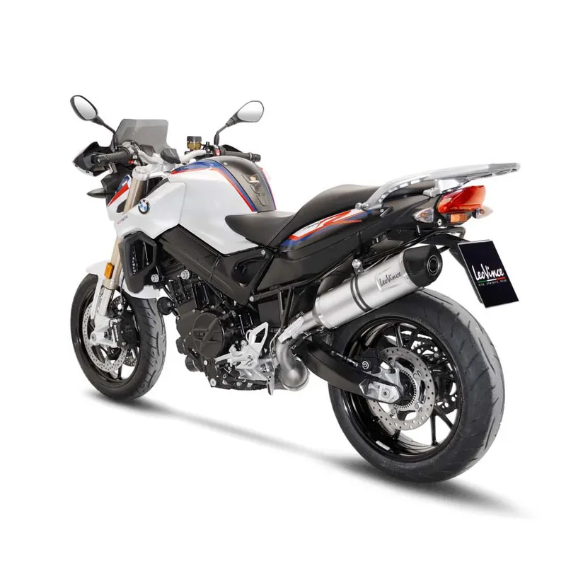 LeoVince système d?èchappement LV One Evo pour BMW F 800 GT /R, acier inoxydable argenté, slip on, Euro4, ABE Produit De Marque