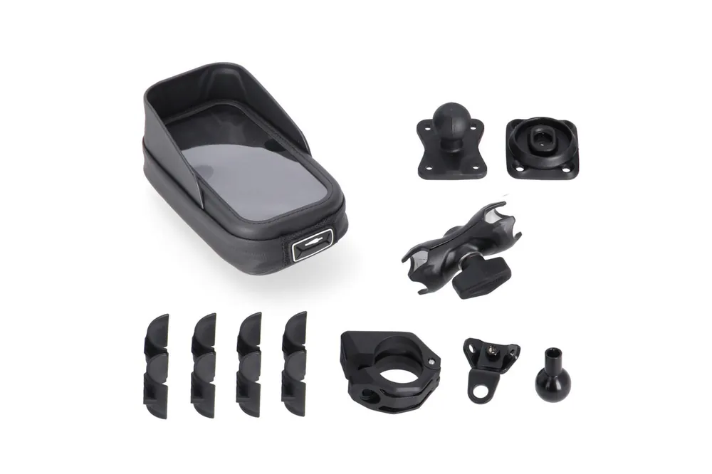 Offre Limitée SW-Motech Kit de support de navi T-Lock avec Phone Case pour Ducati Diavel 1260 – SW Motech