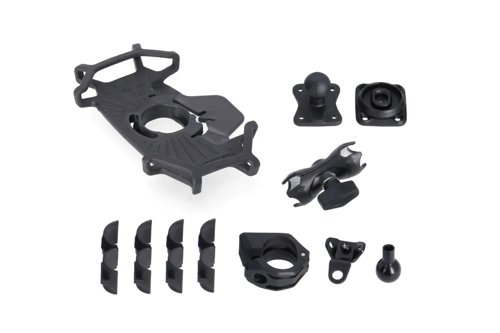 Satisfait Ou Remboursé SW-Motech Kit de support de navi T-Lock avec support pour smartphone pour Kawasaki KLE 650 Versys - SW Motech
