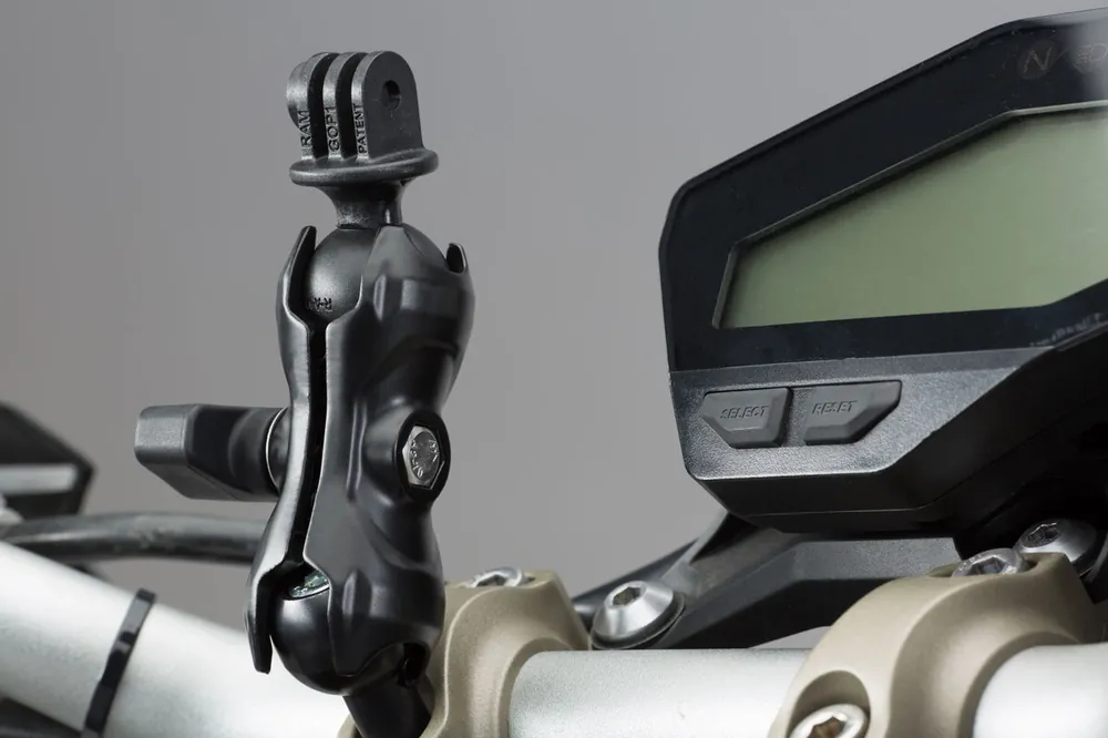SW-Motech Kit de support Navi pour caméra GoPro pour Yamaha Tracer 700 /MT-07 Tracer /Tracer 7 - SW Motech Haute Qualité