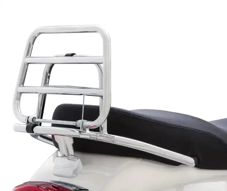 Porte-bagages arrière pour Vespa LX /LXV /S 50-150ccm, pliable, chrome Bon Marché