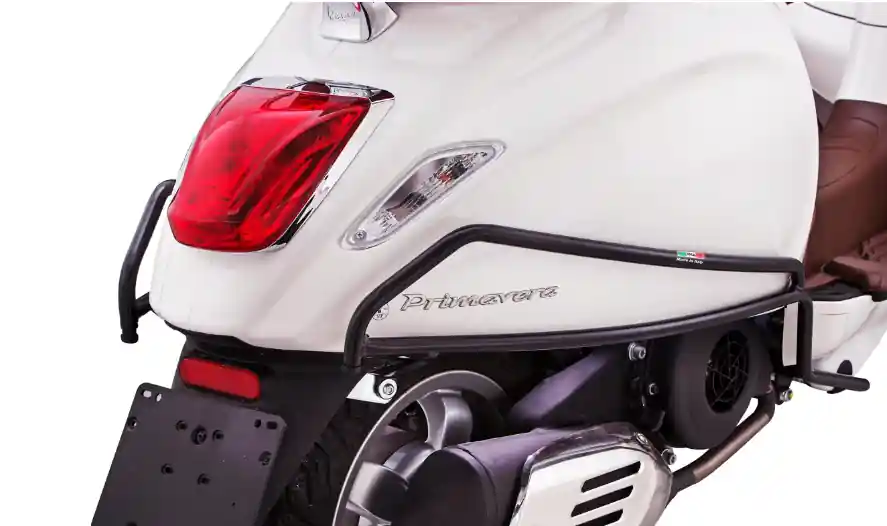 Satisfait Ou Remboursé Arceau de protection latéral pour Vespa Primavera/Sprint/Elettrica 50-150ccm, noir