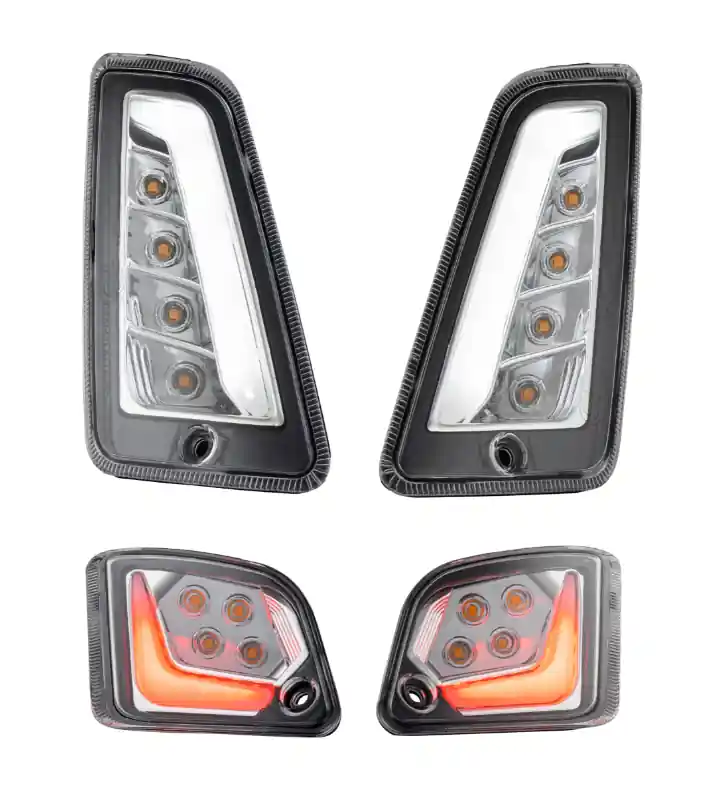 Kit de clignotants avant & arrière pour Vespa GTS/GTS Super/GTV 125-300ccm, clair Remise