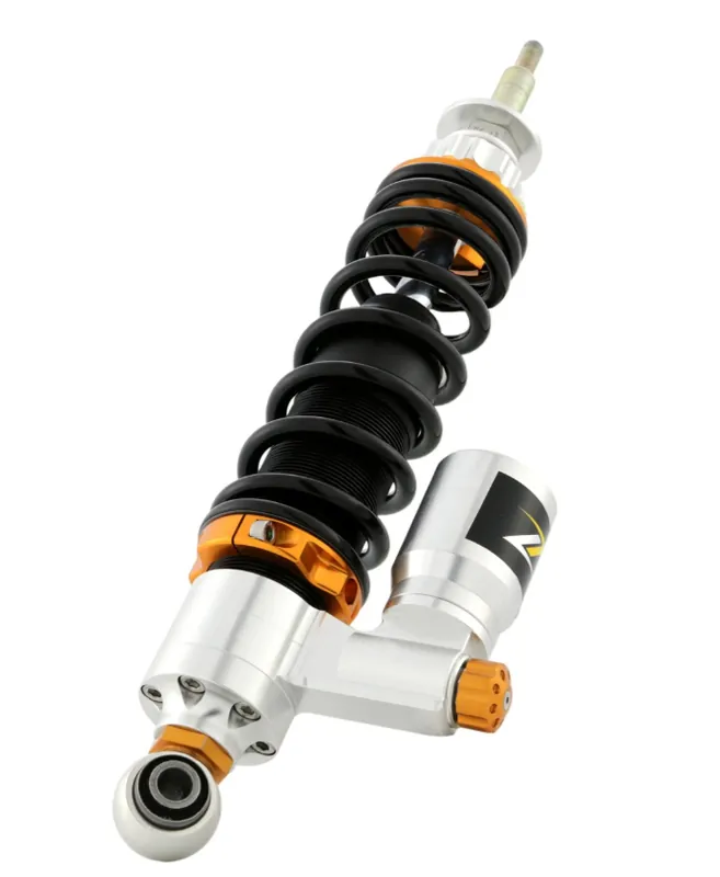 Réduction Amortisseur arrière ZELIONI pour Vespa LX/LXV/S 125/150ccm, argent/orange/noir