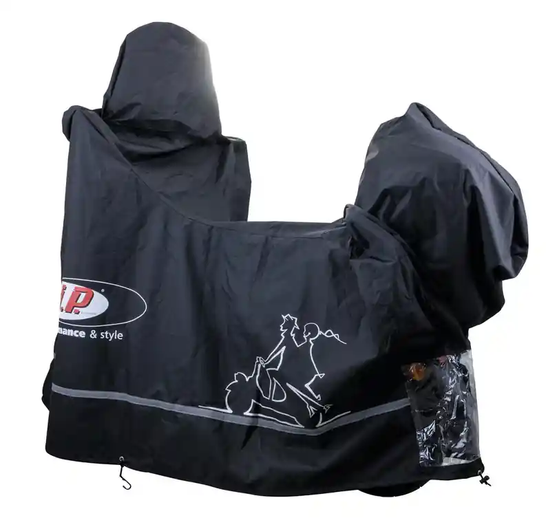 Remise Garage pliable Outdoor PREMIUM 2.0 pour Vespa GTS/GTV/GT, taille XL, noir