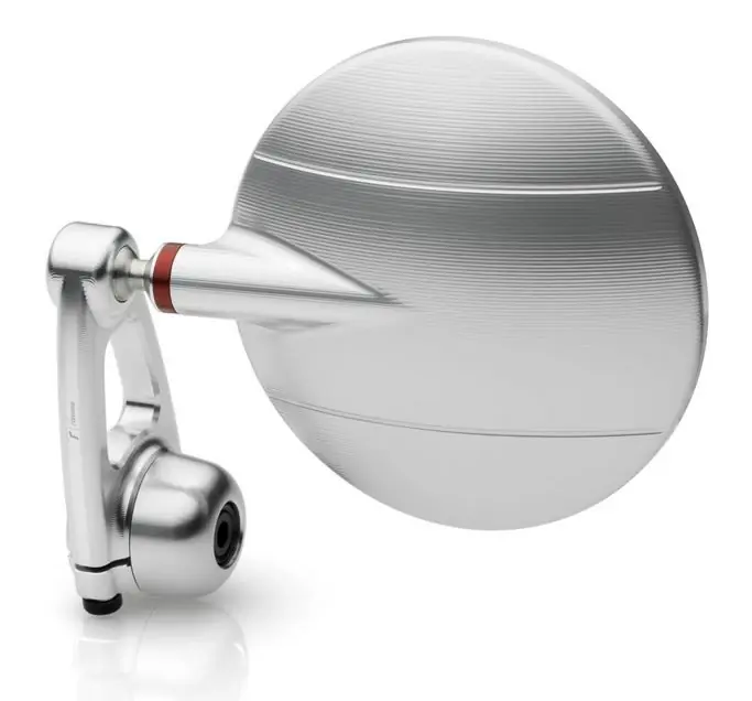 Acheter En Ligne Rétroviseur d&rsquo;extrémité de guidon RIZOMA « SPY-ARM » gauche ou droite pour Vespa, argent anodisé