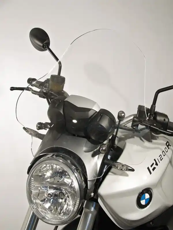 Pare-brise moyen "Summer", inclinable - hauteur 475 mm pour BMW R 1200 R (11-14) Clair Achetez Aujourd'hui