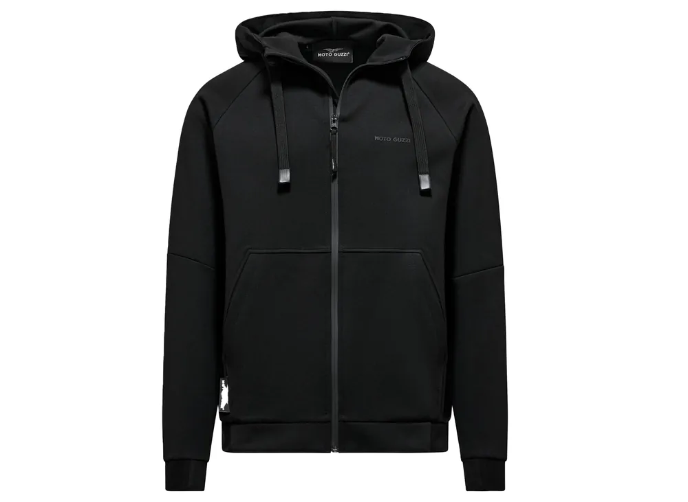 Livraison Express Sweat à capuche Moto Guzzi noir XS