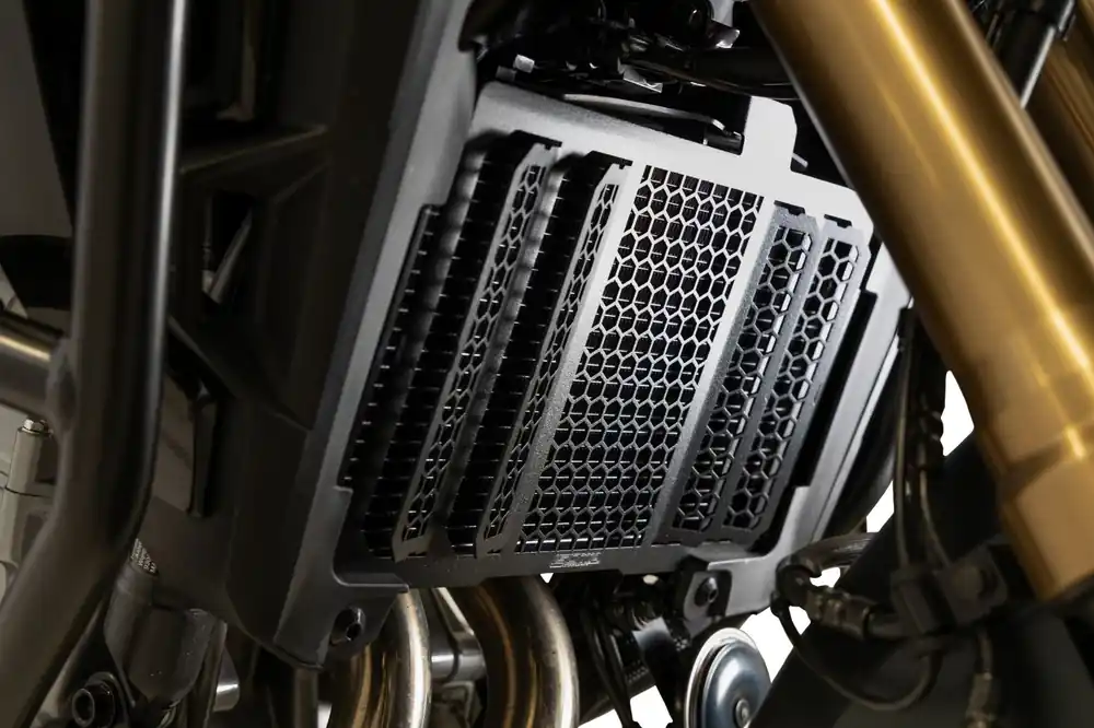 Certifié Protège radiateur pour Honda CB 500 X (19-23) / NX 500 (24-) Alu noir