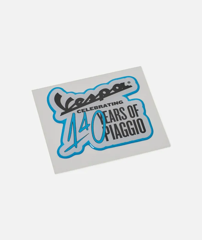 Autocollant Vespa « 140 ans de Piaggio » Top Vente