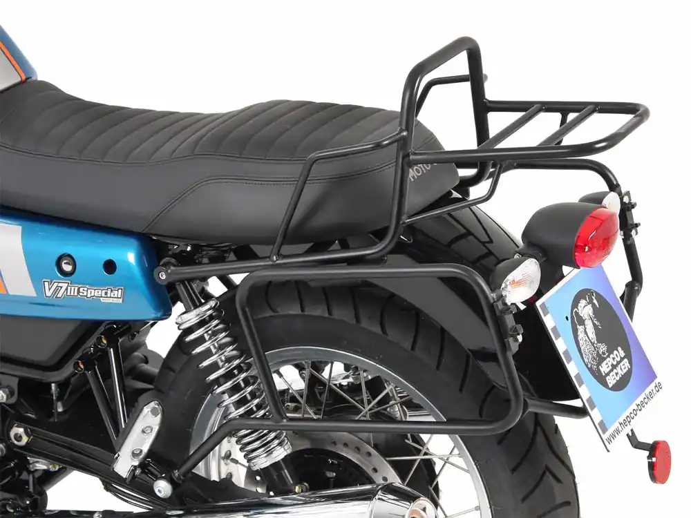 Supports de valises latérales vissés chrome pour V 7 III Carbon, Milano, Rough à partir de 2018- Offre Du Jour