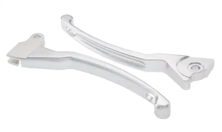 Pas Cher Kit levier de frein sport gauche/droite pour Vespa LX/LXV/S/Primavera/Sprint 50-150ccm, argenté
