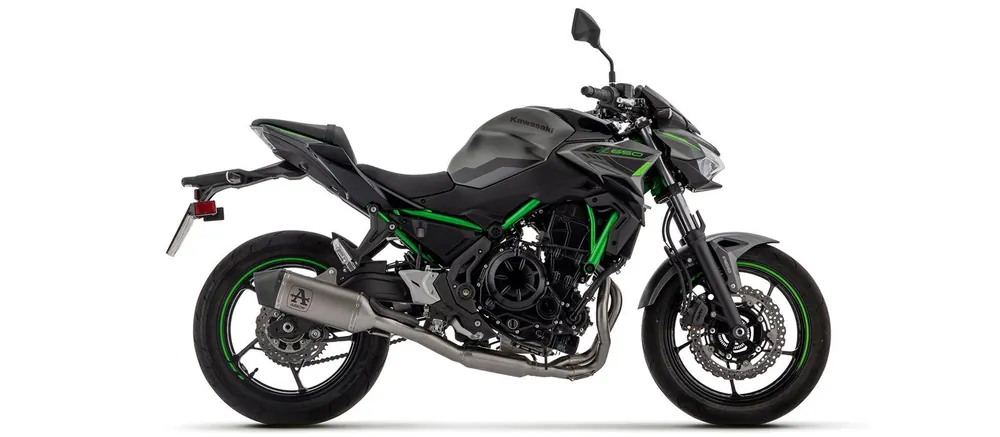 Vente Flash Système complet ARROW en titane pour Kawasaki Ninja 650, Z650 année modèle 2024-