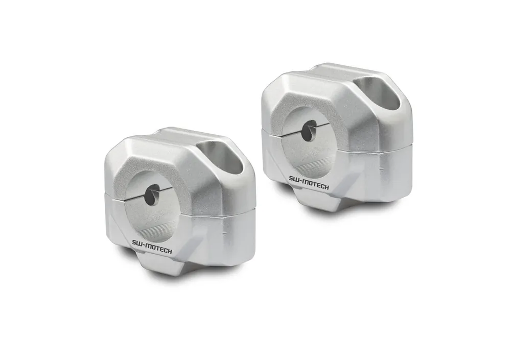 Petit Prix SW-Motech Réhausse de guidon argenté H=20 mm pour Honda XL 750 Transalp (23-)