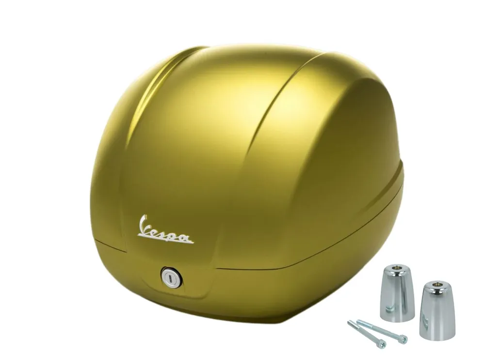 Dernière Chance Top case d&rsquo;origine 36 L vert mat V03 pour Vespa GTS 125/310 et GTV 310